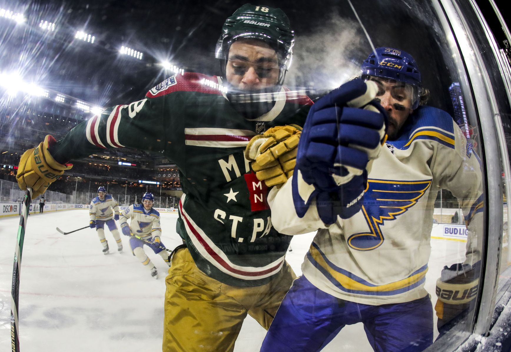 Blues and Wild face-off in Winter Classic